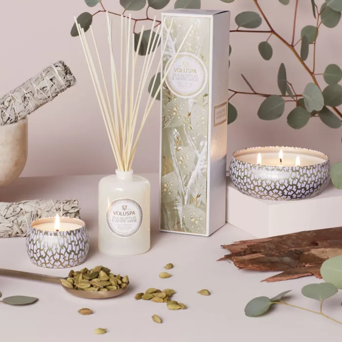 Duftlys 25t Eucalyptus/White Sage