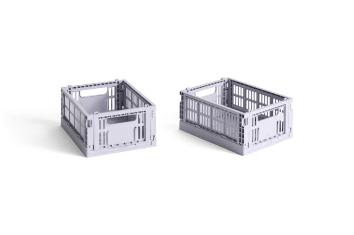 Oppbevaringskasse mini 2pk lavender