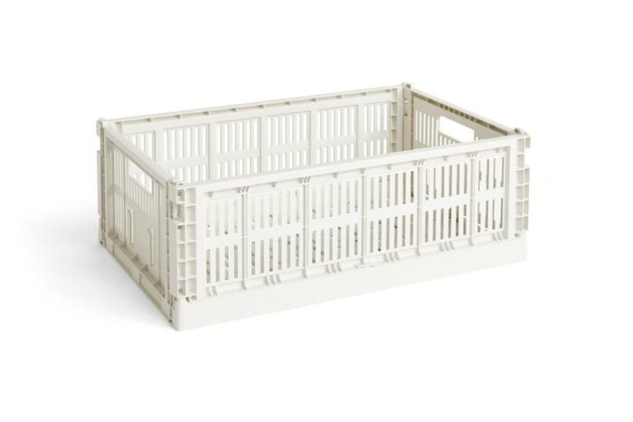 Oppbevaringskasse stor off-white