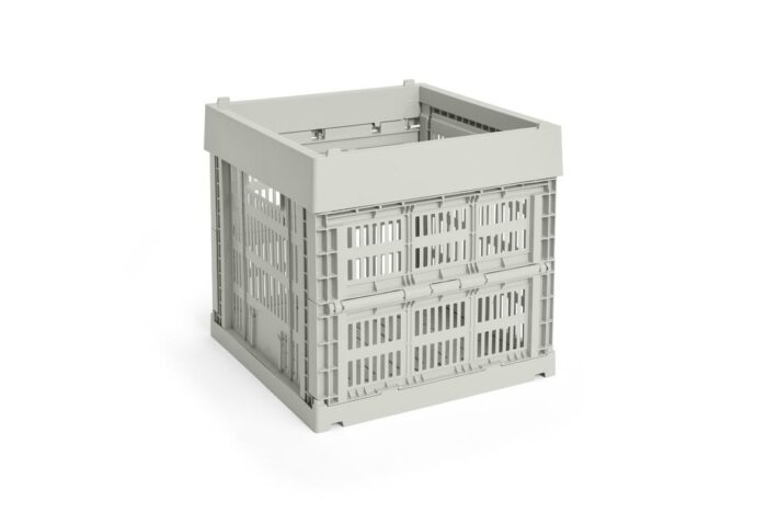 Oppbevaringskasse kube grey