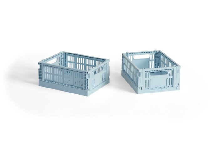 Oppbevaringskasse mini 2pk soft blue