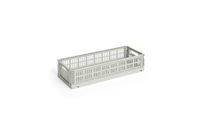 Oppbevaringskasse mini avlang grey
