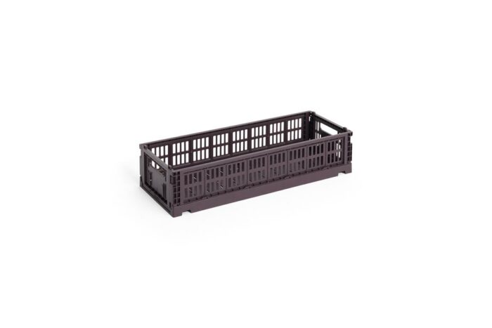 Oppbevaringskasse mini avlang bordeaux