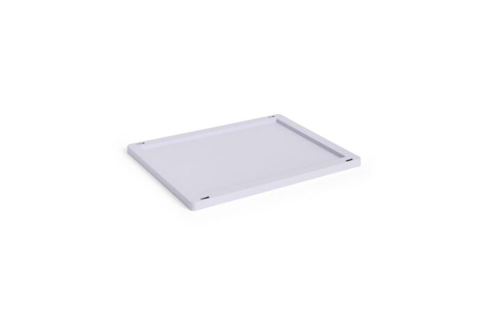 Plastlokk til oppbevaringskasse medium lavender