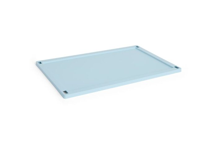 Plastlokk til oppbevaringskasse stor soft blue