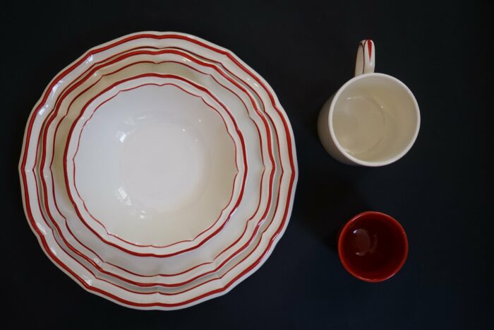 Skål 17cm/35cl rød