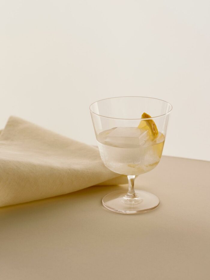 Drikkeglass m/stett 2pk 250ml klar