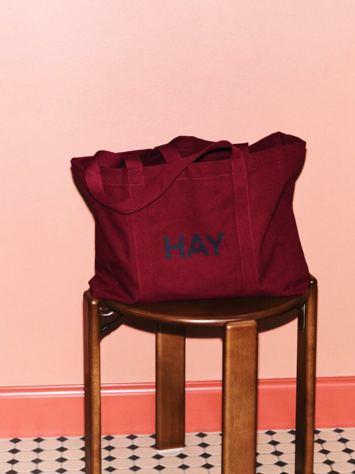 Tote bag burgunder