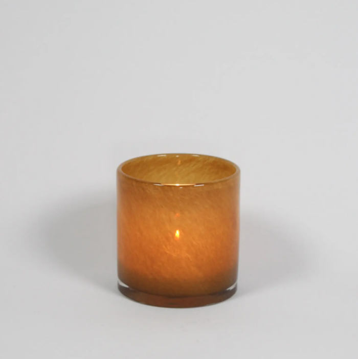 Lyslykt 12cm caramel