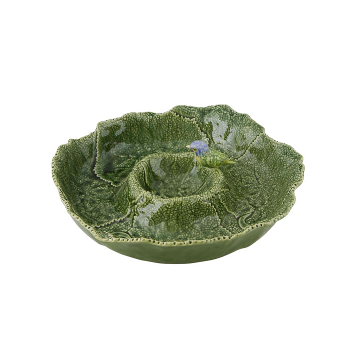 Skål 36cm m/blå fugl