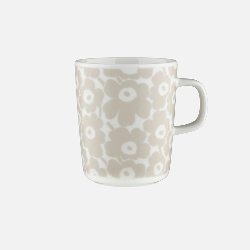 MARIMEKKO | Krus 2,5dl hvit/strå