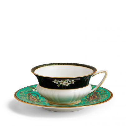 701587442183_Wedgwood_Wonderlust_Emerald Forest Teacup & Saucer_Product_front