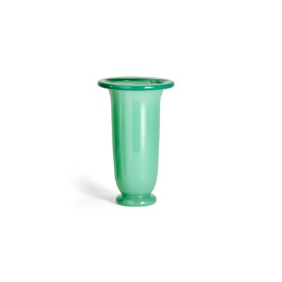 Hay_Empire Vase L green with dark green rim