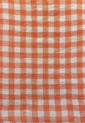 Linge_orange_flax_gingham