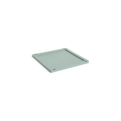 AE759-F127-AG28_HAY Colour Crate Lid Plastic M Square_Cube sage green