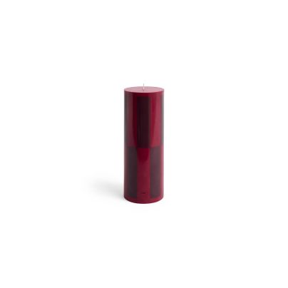 Hay_AB401-A603-AU45_Column Candle L wine_bordeaux large check