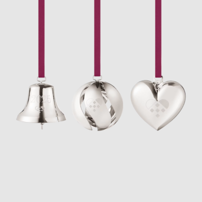 Georg Jensen_2025_juleornament_3pk_sølv