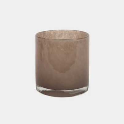 O&J_nilla_lyslykt_brungrå_12cm