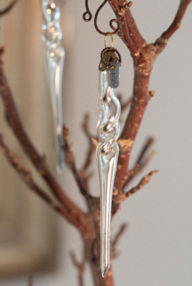 Deus_Istapp munnblåst glassornament