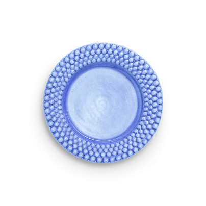 Light_blue_Bubbles_Round_plate_28cm