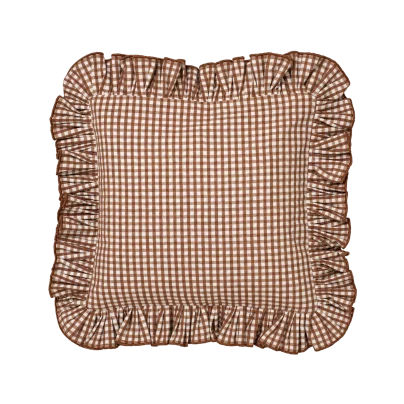Pick_a_poppy Putetrekk 40x40cm brun
