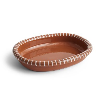 HAY_AC468-A603-AI64_Barro Oval Dish L natural_white stripes