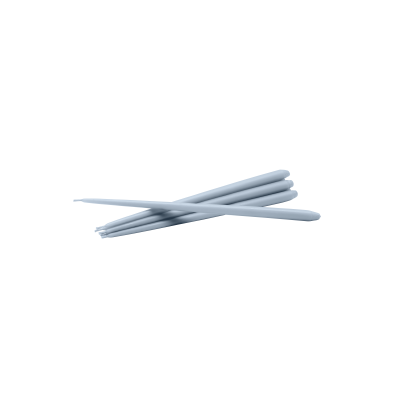 Stoff Nagel taper candles sky blue
