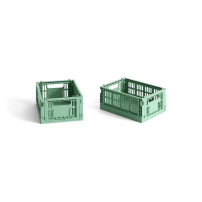Hay_AE358-A668-AC69_HAY Colour Crate Mini Set of 2 dark mint