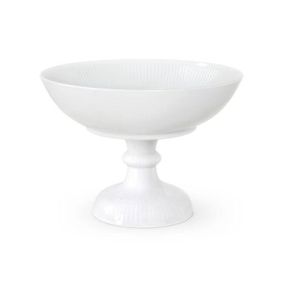 Royal Copenhagen_Hvit Riflet_1061048_Bowl on High Foot 15cm