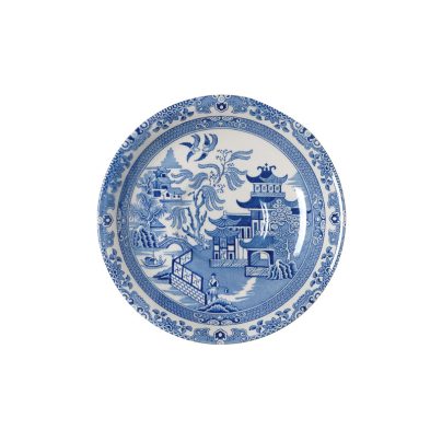 Burleigh_Blue Willow_underskål frokostkopp Burleigh_Blue Willow_underskål frokostkopp