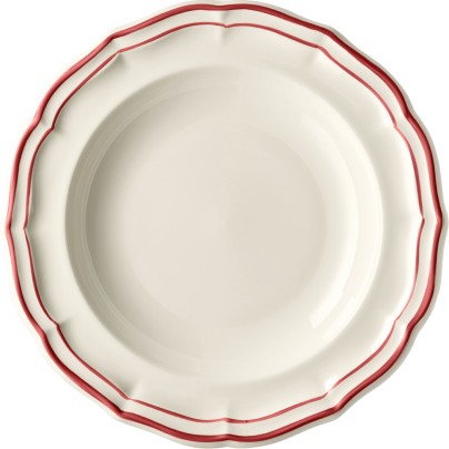 Gien_FILET ROUGE_dyptallerken