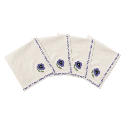 Pick a poppy_pansy_servietter