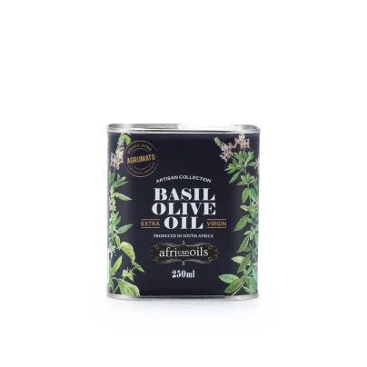 African Oils_Olivenolje 250ml basilikumolje