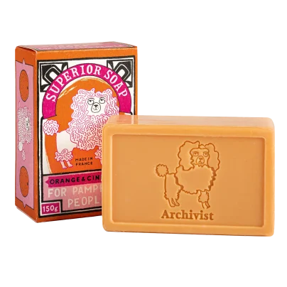 Archivist Gallery Såpestykke Orange & Cinnamon Poodle Soap
