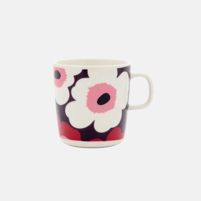 Marimekko Unikko Krus 4dl lilla rød rosa