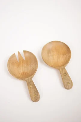 Olsson_og_Jensen Salatbestikk mangotre 17cm natur Olsson_og_Jensen Salatbestikk mangotre 17cm natur