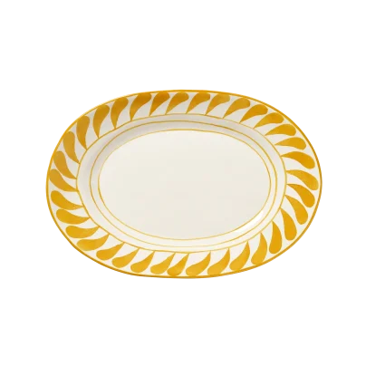Pick_a_poppy Serveringsfat 38,5cm oker