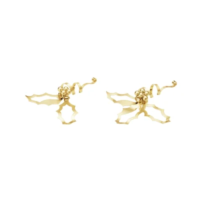 Georg Jensen Juleornament til bordet 2pk gull