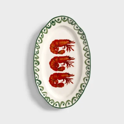 &k Amsterdam Sirène Shrimp serveringsfat 34,5 cm