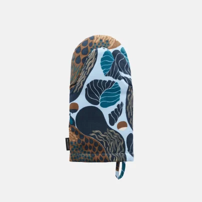 Marimekko Pieni Kurre Grytevott lyseblå-brun-blå