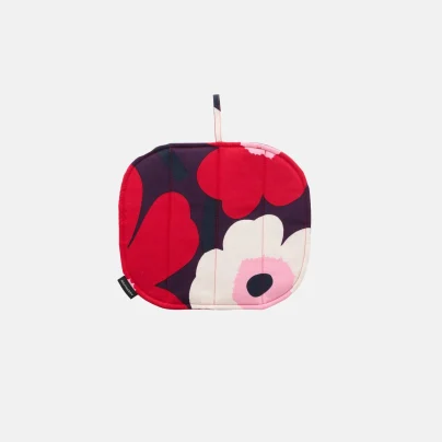 Marimekko Pieni Unikko Gryteklut lilla-rød-rosa