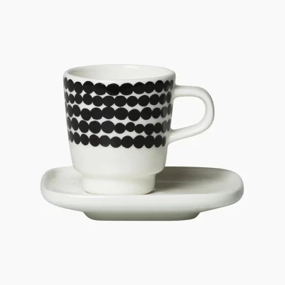 Marimekko Räsymatto Espressokopp m/skål 0,5dl