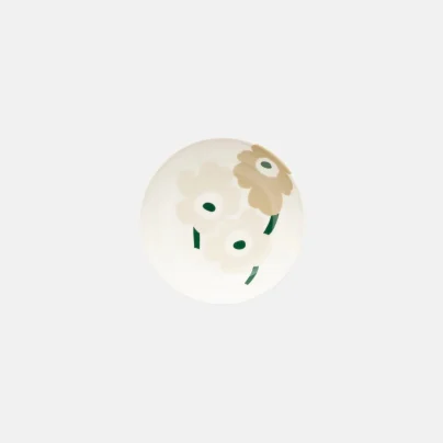 Marimekko Unikko Skål 16cm hvit-beige-grønn